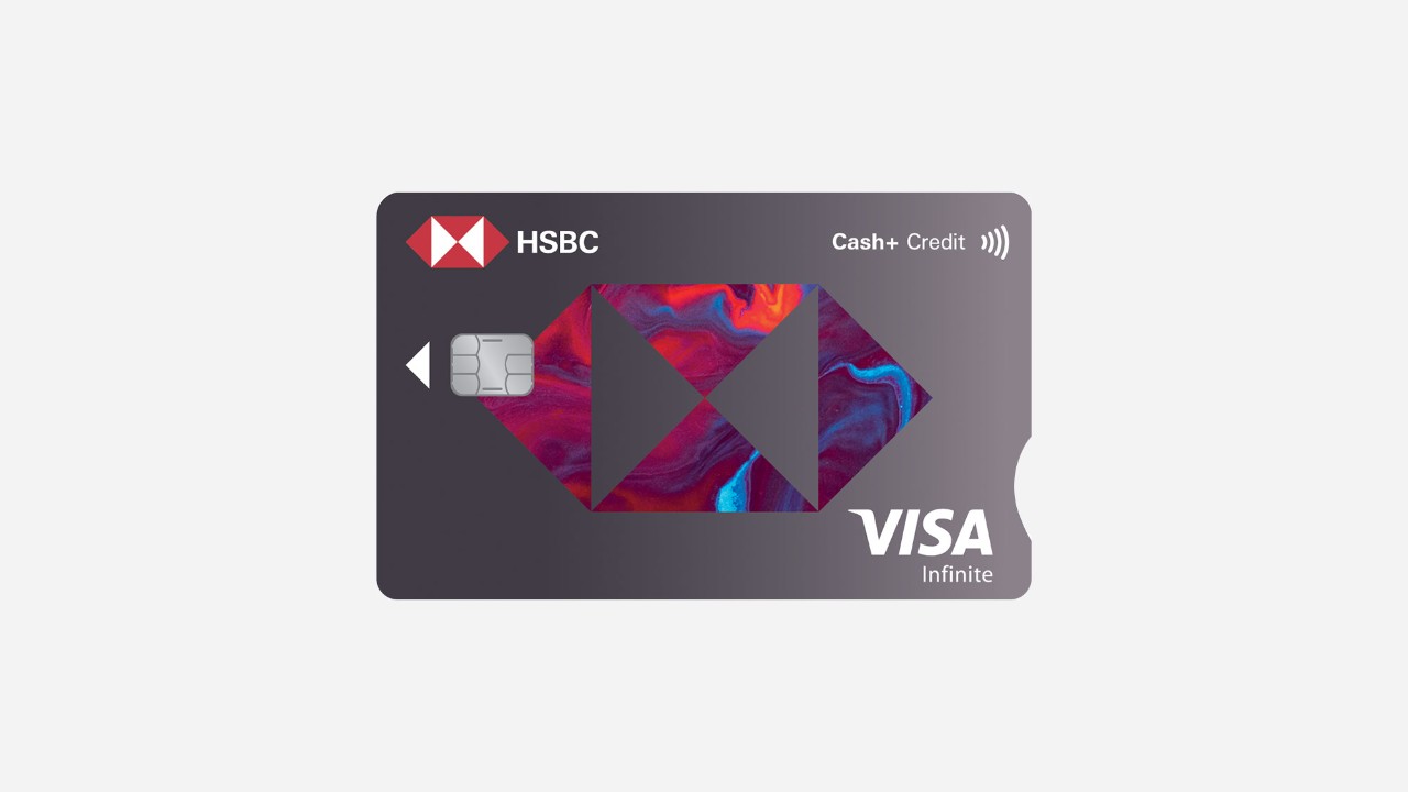 صورة بطاقة Cash+ فيزا الائتمانية من بنك HSBC